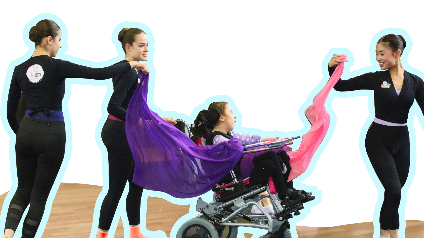 Students dancing